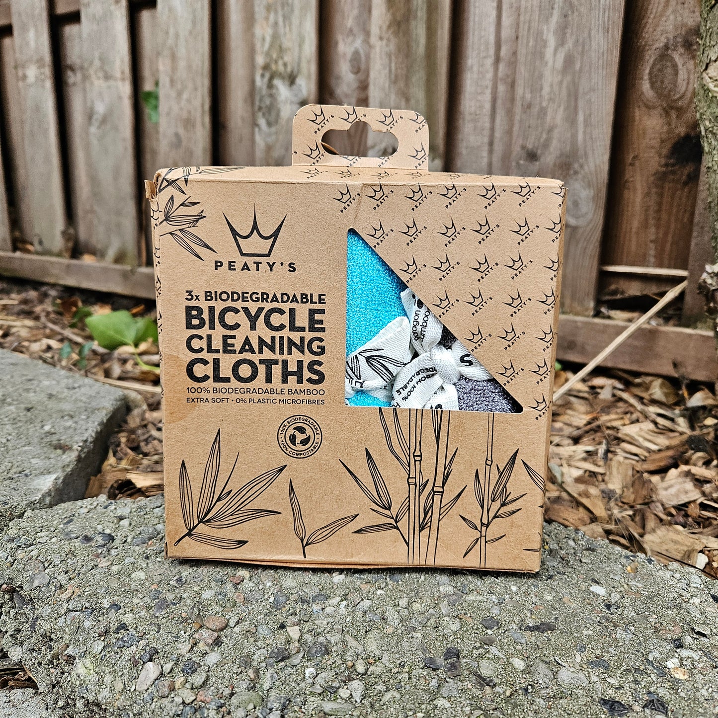 Peaty's Bamboo Bicycle Cleaning Cloths 3pcs